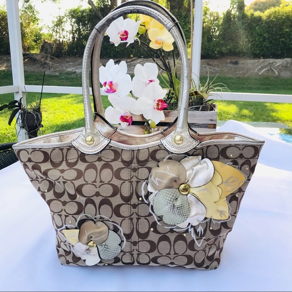Coach authentic Signature Bleeker Floral bag - Picture 12 of 15